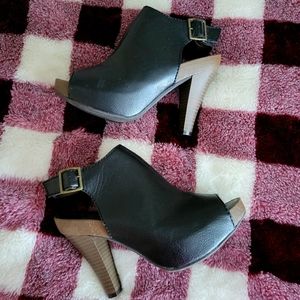 Ana A New Approach Peep-Toe Heel Bootie